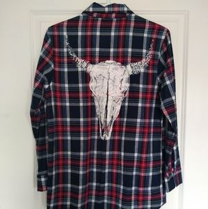 Vintage Havana 3/4 Button Down